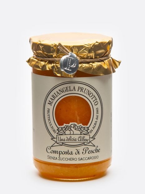 Composta di pesche senza zucchero