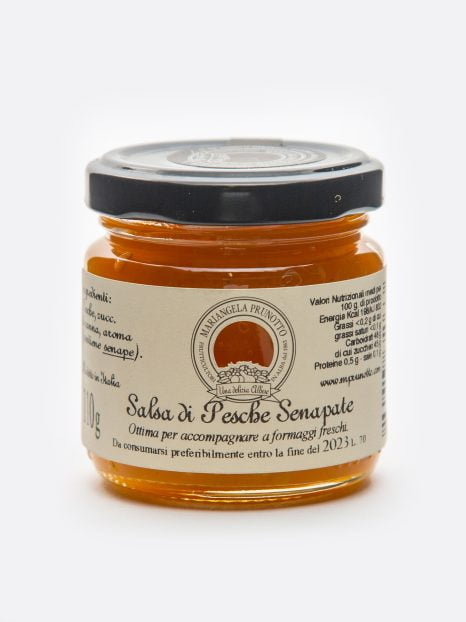 Salsa di pesche senapate