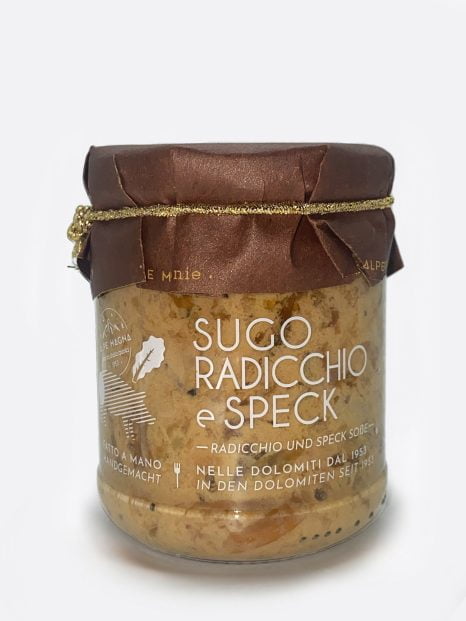 Sugo radicchio e speck