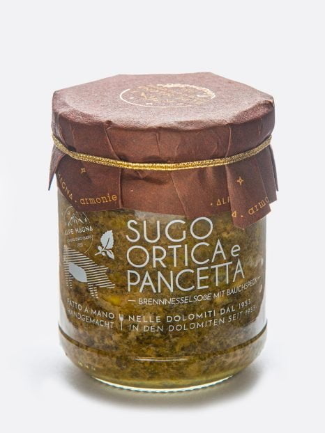 Sugo di Ortica e Pancetta