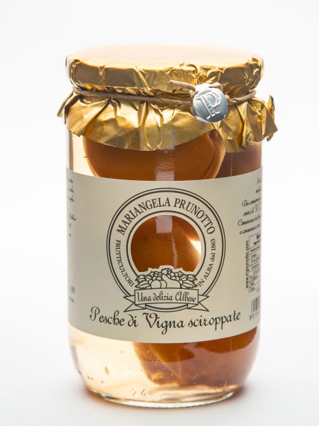 Pesche di vigna sciroppate