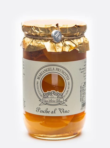 Pesche al vino Moscato