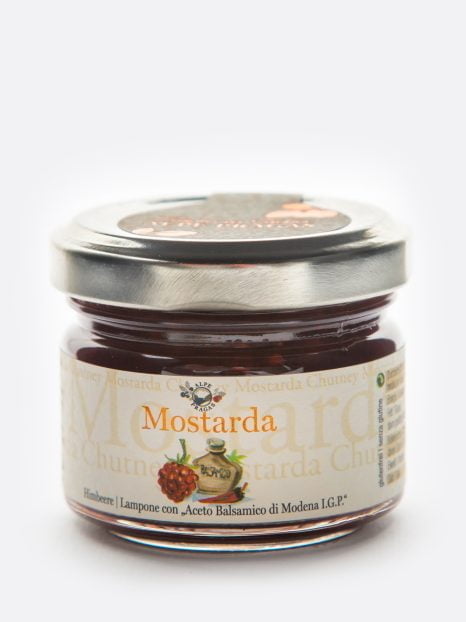 Mostarda di Lampone con Aceto Balsamico di Modena I.G.P.