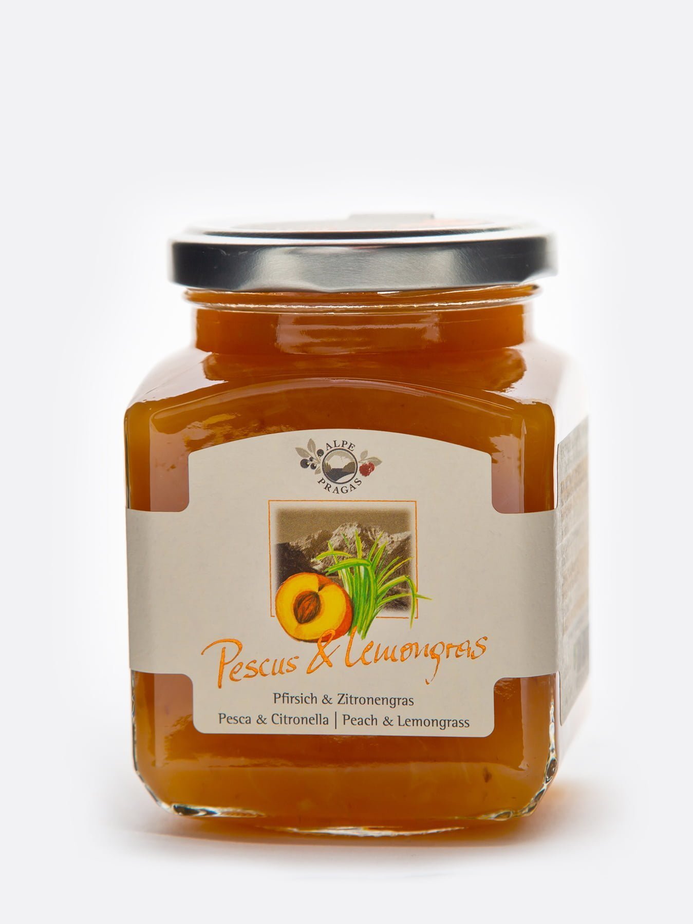 Fruit preserve Peach & Lemongras – PESCUS LEMONGRAS