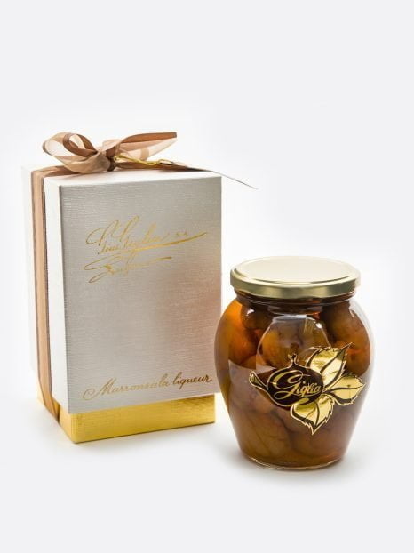 Marrons glacés à la grappa tessinoise de la Valle Maggia